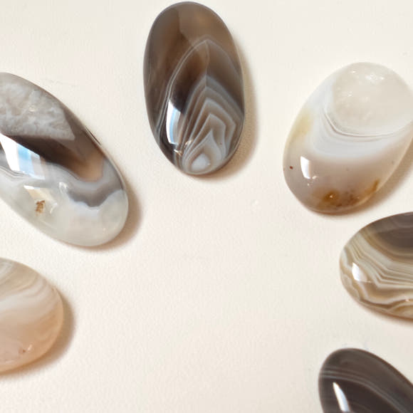 Botswana Agate Oval Cabochons