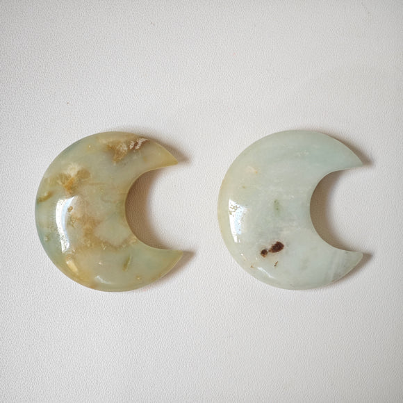 Amazonita Tallado Semiluna
