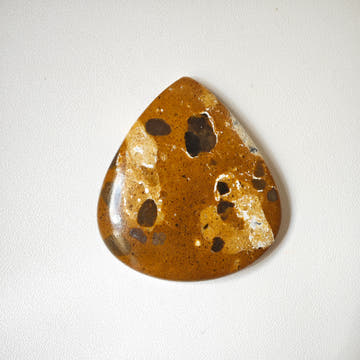 Bauxite Cabochon Teardrop Shape