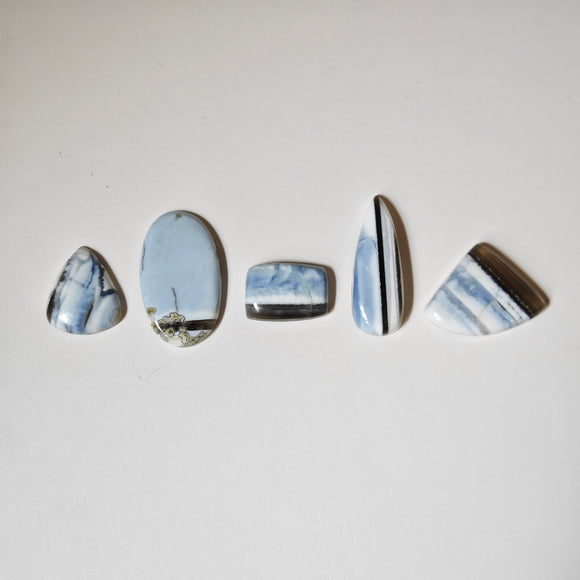 Ópalo Azul "Owyhee" Formas Variadas