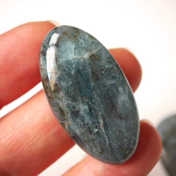 Cabujón Aguamarina Azul · Gran Formato