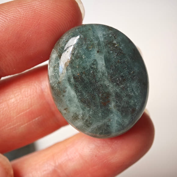 Cabujón Aguamarina Azul · Gran Formato