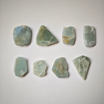 Aguamarina Rebanadas Pulidas - 0