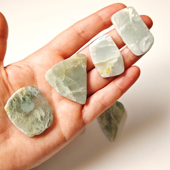 Aguamarina Rebanadas Pulidas