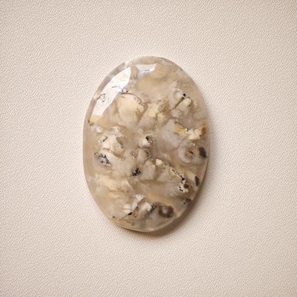 Dendritic Agate Tiger Oval Cabochon