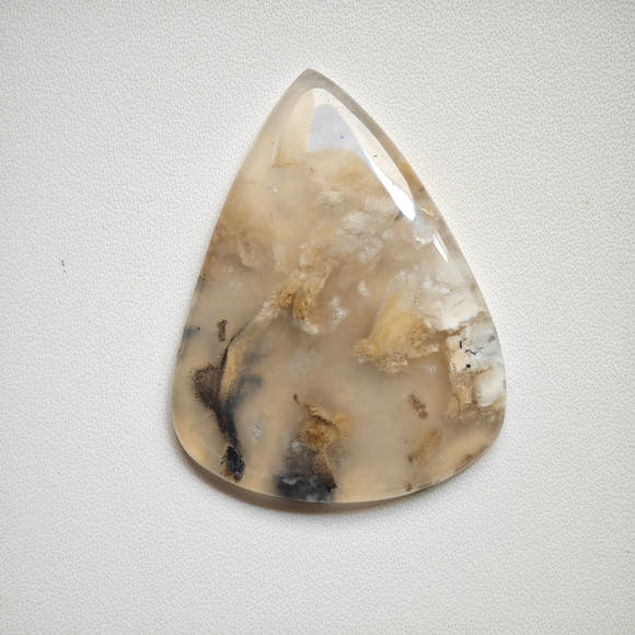 Dendritic Agate Tiger Teardrop Cabochon