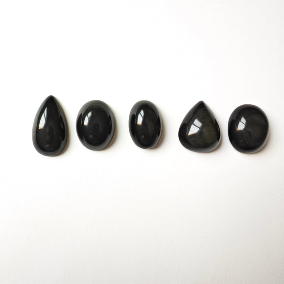 Obsidiana Arcoíris Cabujones Forma Variada