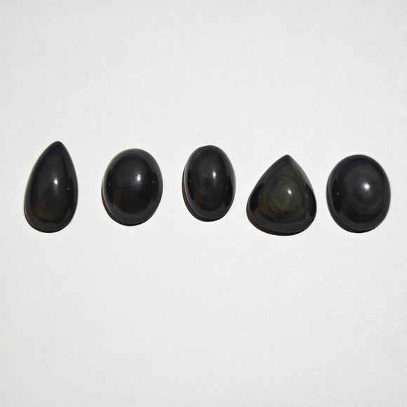 Obsidiana Arcoíris Cabujones Forma Variada