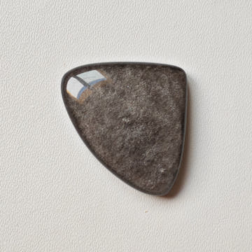 Silver Obsidian Teardrop Cabochon - 0