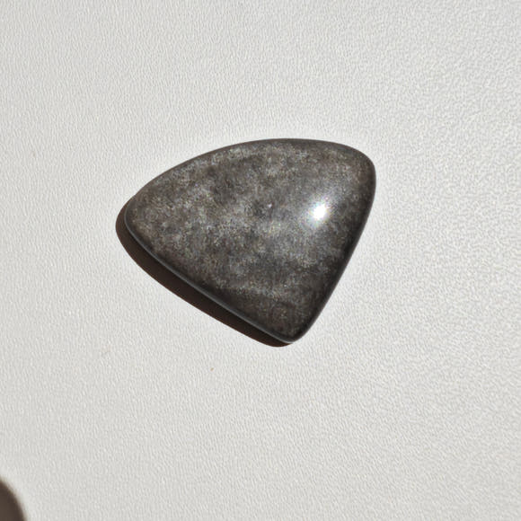 Obsidiana Plateada Cabujón Lágrima