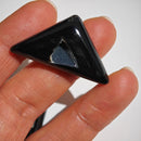 Ónix Negro con Drusas Cabujones Variados-4