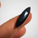 Ónix Negro Cabujón Facetado Forma Marquesa-6