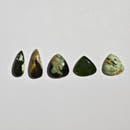 Chrome Chalcedony Teardrop · Zimbabwe Green-4