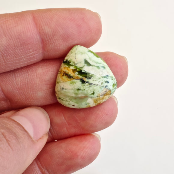 Calcedonia de Cromo Cabujones Lagrima