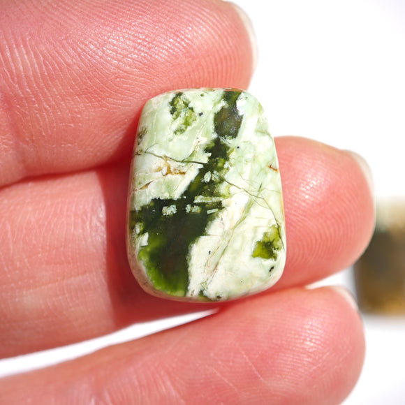 Calcedonia de Cromo Cabujones Rectangulares