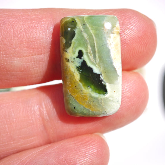 Calcedonia de Cromo Cabujones Rectangulares