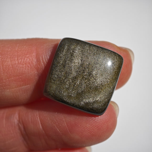 Obsidiana Dorada Cabujón Dorado