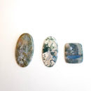 Ágata Musgo Cabujones Ovalados y Rectangular-1