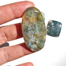 Ágata Musgo Cabujones Ovalados y Rectangular-4
