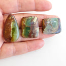 Crisoprasa Verde Cabujones Lágrima y Rectangulares-3