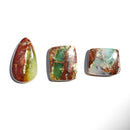 Crisoprasa Verde Cabujones Lágrima y Rectangulares-9