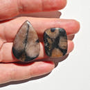 Chiastolite Cabochon Teardrop Rectangular-5