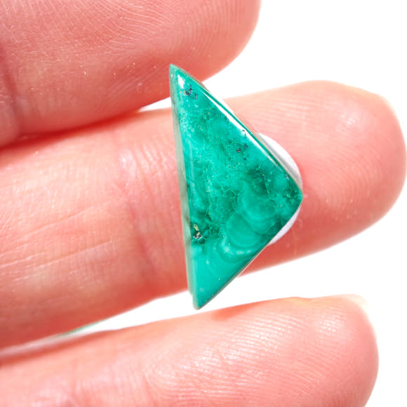 Malachite Triangular Cabochons