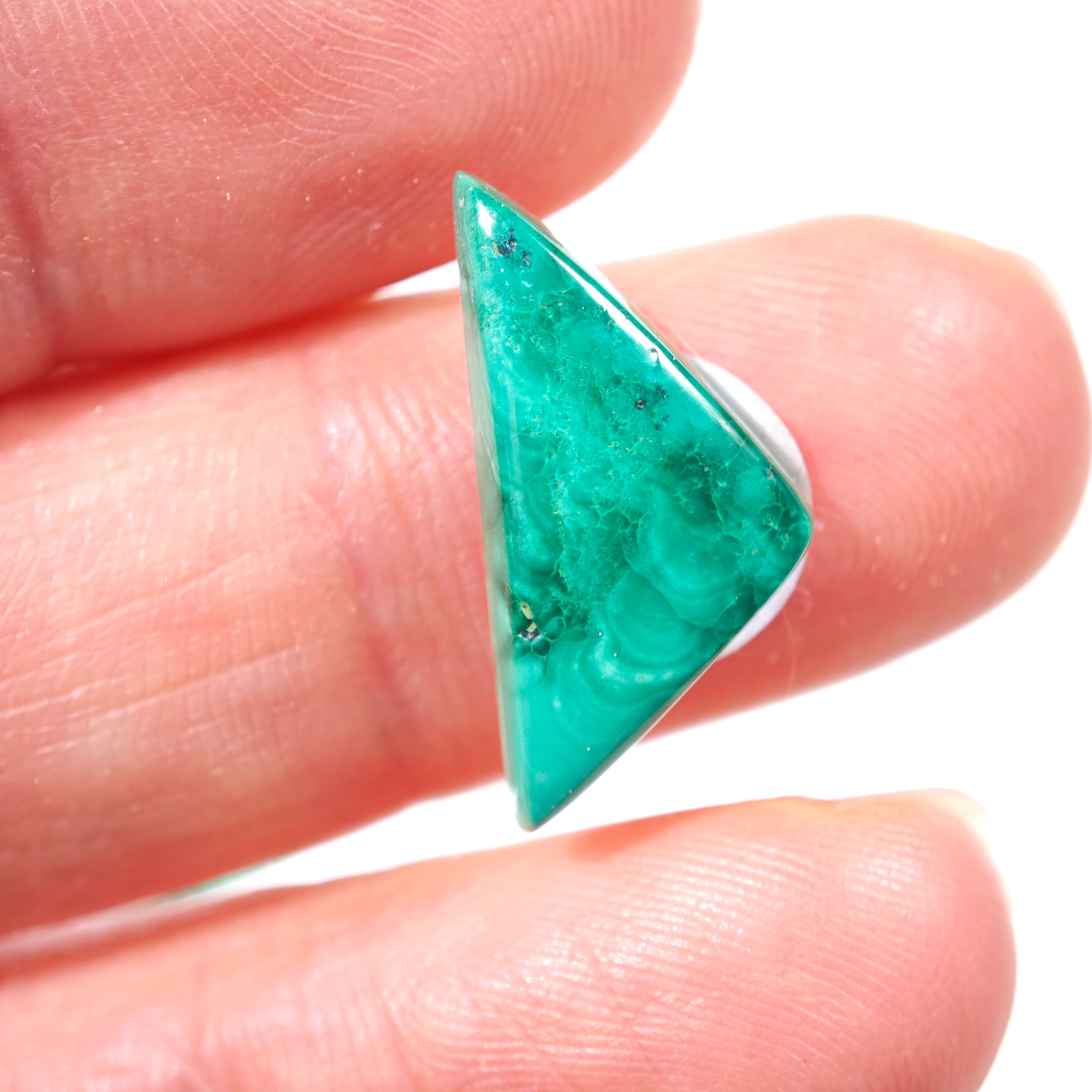 Malaquita Cabujones Triangulares