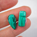 Malachite Cabochons Assorted Shape No. 12-4