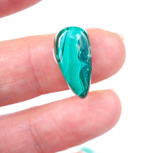 Malachite Cabochons Assorted Shape No. 12