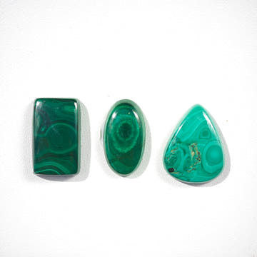 Malachite Cabochons Assorted No. 8
