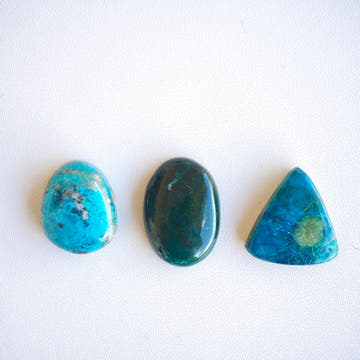 Chrysocolla Mixed Cabochons