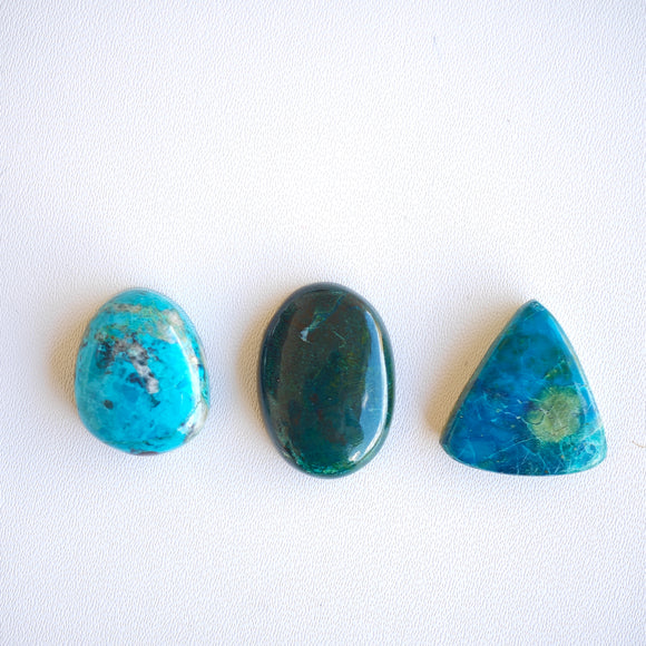 Crisocola Cabujones Mixtos