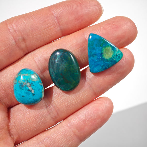 Crisocola Cabujones Mixtos