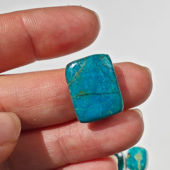 Crisocola Cabujones Rectangulares