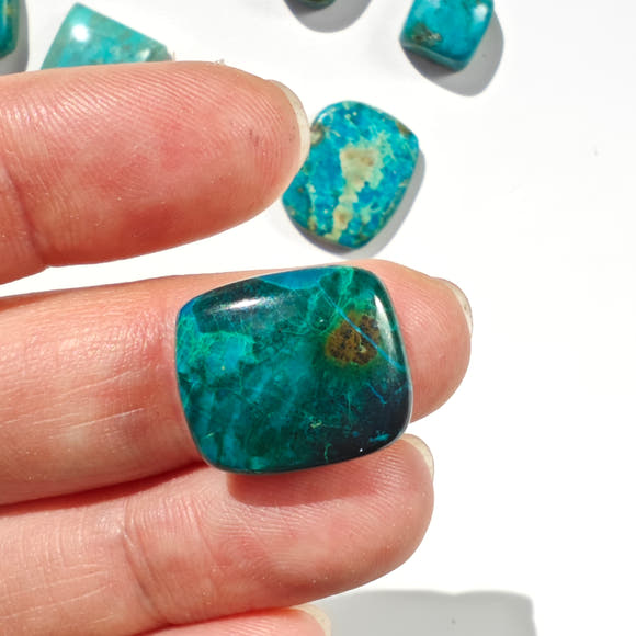 Chrysocolla Rectangular Cabochons
