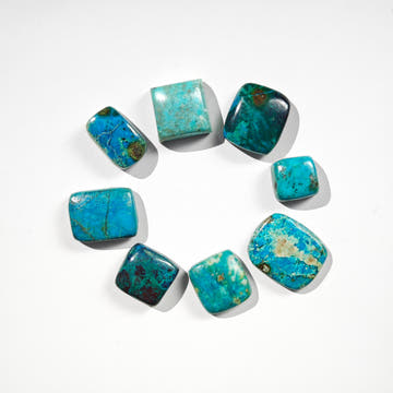 Chrysocolla Rectangular Cabochons