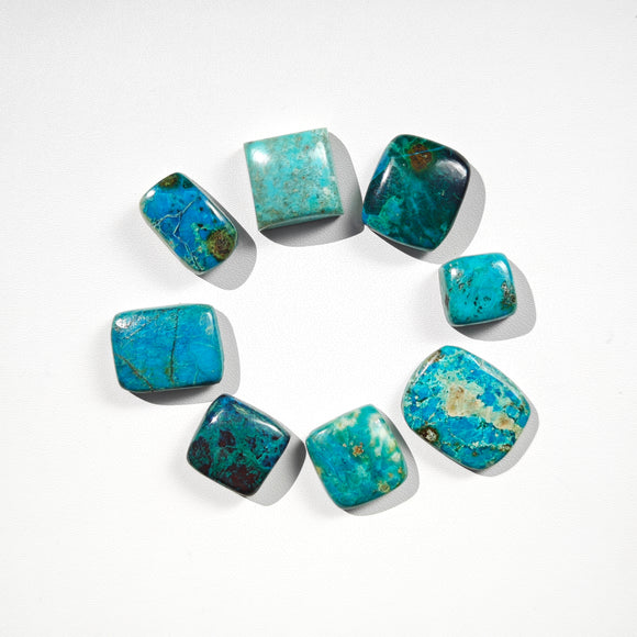 Crisocola Cabujones Rectangulares