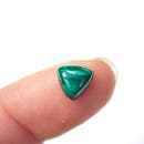 8mm Malachite Triangular Cabochons-7