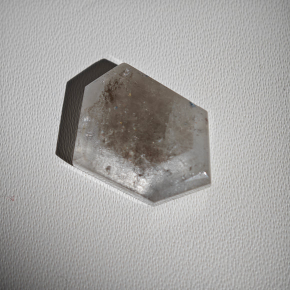 Rebanada Facetada de Cuarzo Ahumado