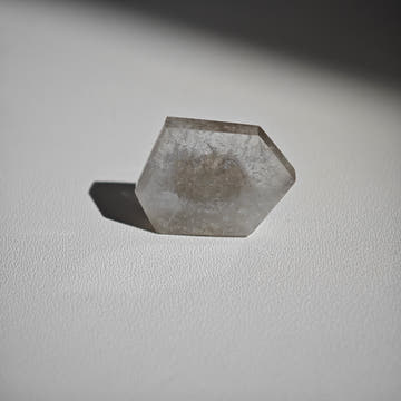 Faceted Slice of Smoky Quartz