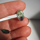 Cabujón Oval Bicolor Verde Azul de Cianita FOTOS-4