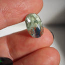 Bicolor Green Blue Kyanite Oval Cabochon-5