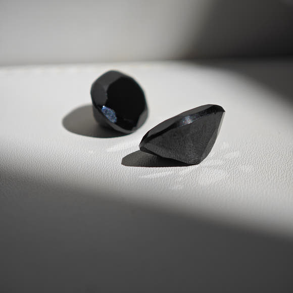 Black Spinel Oval Cut 13x10mm