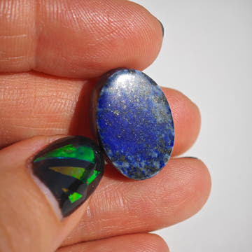 Lapis Lazuli Oval Cabochon - 0