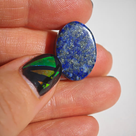 Lapislázuli Oval · Cabujón 20×14 mm