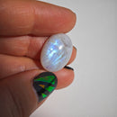 Piedra Luna Arcoíris Cabujón Oval FOTO-4