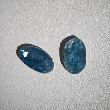Teal Oval Faceted Kyanite