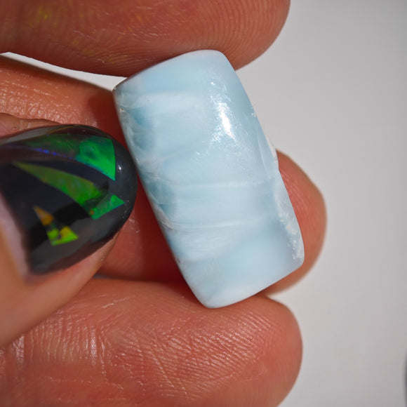 Cabujones Rectangulares de Larimar