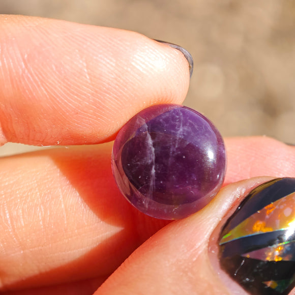 Cabujones Redondos Amatista 14mm